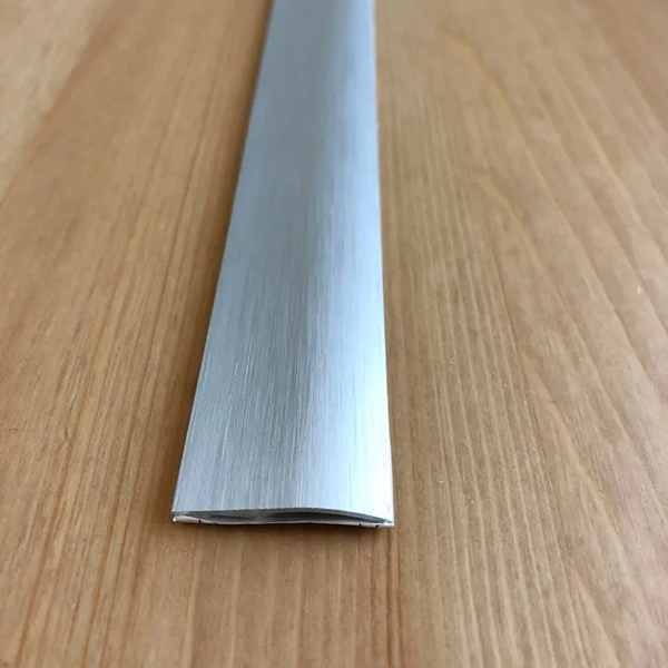 Brushed Aluminium 0.93m Door Floor Bar Edge Trim Threshold Ramp For Doorways