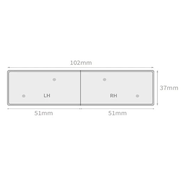 Window Sill Capping Covers Square Edge - 1.25m 