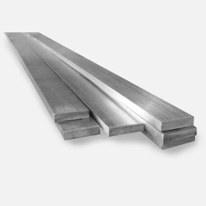 1 Meter Long Flat Stainless Steel Silver Bars with Grade 304