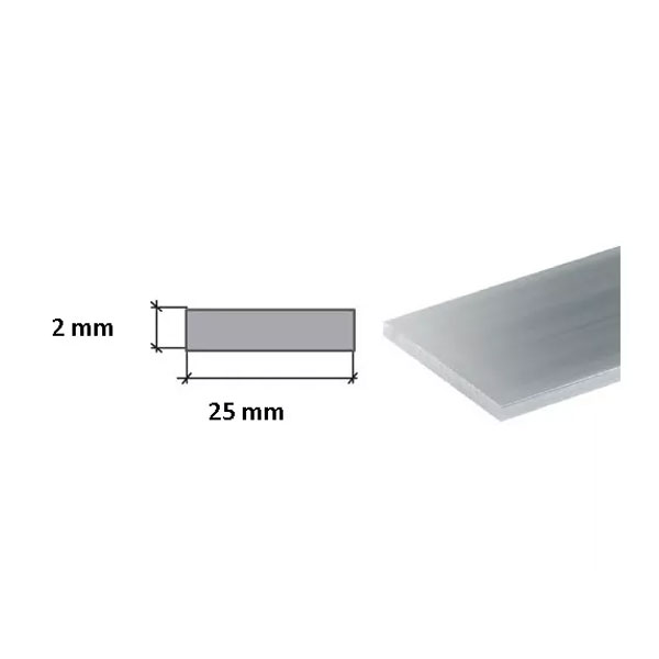 1 Metre Aluminium Flat Bar / Plate