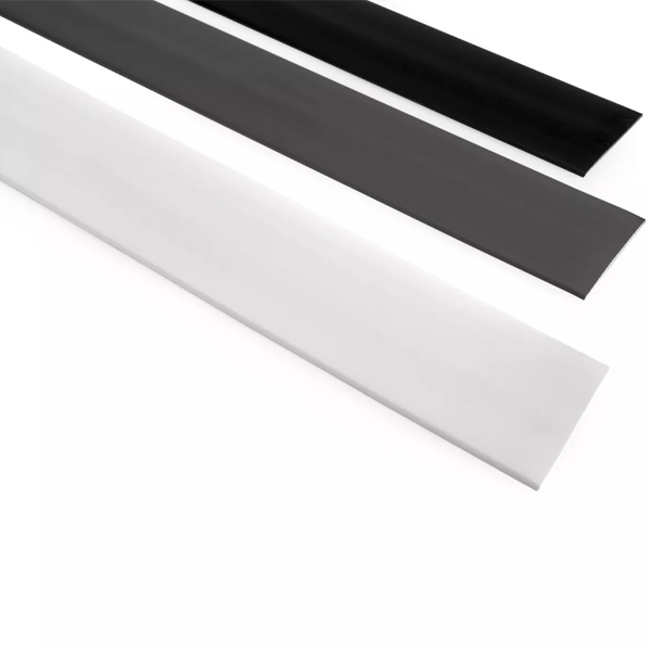 1 Metre PVC Durable Flat Bar Door Strips in Multiple Sizes