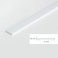 1 Metre PVC Durable Flat Bar Door Strips in Multiple Sizes