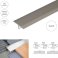 13mm Anodised Aluminium Door Threshold Trim T Bar Transition Strip For Tiles