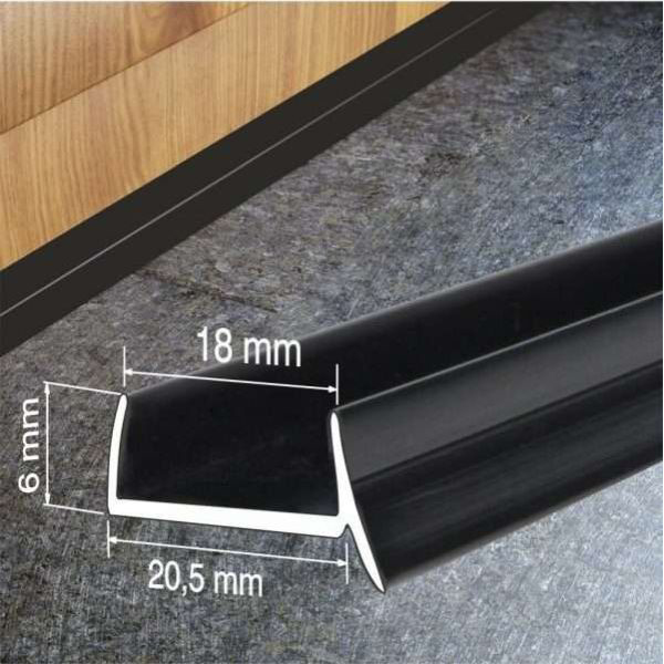 18mm Pvc Kitchen Plinth Sealing Strip