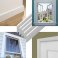 Plastic Wood Effect Trim For Window And Door Finishing Architrave - 1m Long