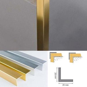 2.5m Plastic PVC Corner Trim Wall Corner Guard Edge Protector Wood Effect