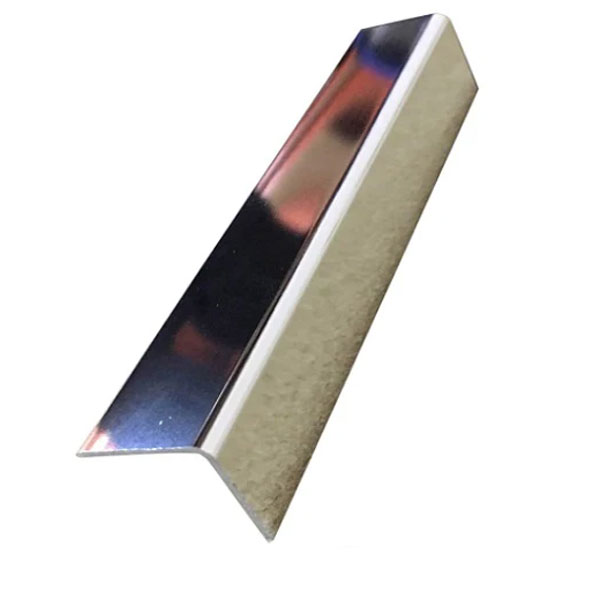 Chrome External Corner 20mm x 20mm Decorative Cladding Trim