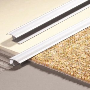 Z Shape Carpet to Tile Wood Laminate Metal Door Bar Trim Threshold