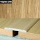 30mm Aluminium Wood Effect Self Adhesive Door Threashold Door Floor Trim