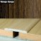 30mm Aluminium Wood Effect Self Adhesive Door Threashold Door Floor Trim