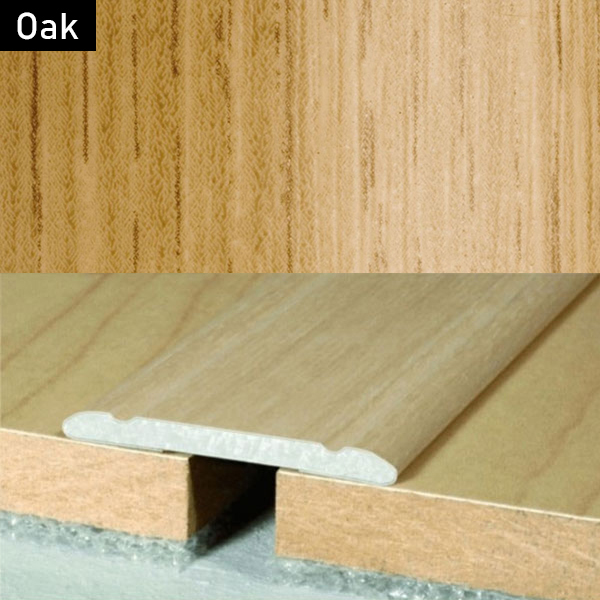 30mm Aluminium Wood Effect Self Adhesive Door Threashold Door Floor Trim