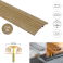 30mm Wide PVC door floor trim for wooden, laminate, carpet, vinyl or tiled floors