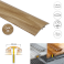 30mm Wide PVC door floor trim for wooden, laminate, carpet, vinyl or tiled floors