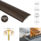 30mm Wide PVC door floor trim for wooden, laminate, carpet, vinyl or tiled floors