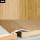 30mm Wood Effect Aluminium Floor Edging Bar Strip Trim Threshold Self Adhesive