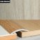 30mm Wood Effect Aluminium Floor Edging Bar Strip Trim Threshold Self Adhesive