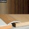 30mm Wood Effect Aluminium Floor Edging Bar Strip Trim Threshold Self Adhesive