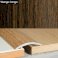 30mm Wood Effect Aluminium Floor Edging Bar Strip Trim Threshold Self Adhesive