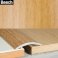 30mm Wood Effect Aluminium Floor Edging Bar Strip Trim Threshold Self Adhesive