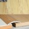 30mm Wood Effect Aluminium Floor Edging Bar Strip Trim Threshold Self Adhesive