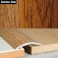 30mm Wood Effect Aluminium Floor Edging Bar Strip Trim Threshold Self Adhesive