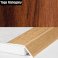 31mm Self Adhesive Aluminium Wood Effect door Threshold Ramp