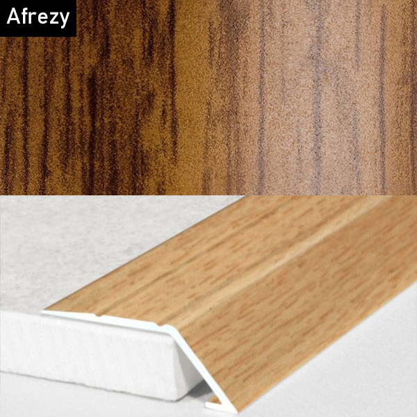 31mm Self Adhesive Aluminium Wood Effect door Threshold Ramp