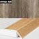 31mm Self Adhesive Aluminium Wood Effect door Threshold Ramp