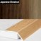 31mm Self Adhesive Aluminium Wood Effect door Threshold Ramp