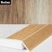 31mm Self Adhesive Aluminium Wood Effect door Threshold Ramp