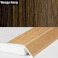 31mm Self Adhesive Aluminium Wood Effect door Threshold Ramp