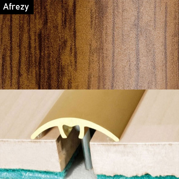 32mm Aluminium Wood Effect Door Threshold for Connecting Wooden, Laminate, Carpet, Vinly Floors