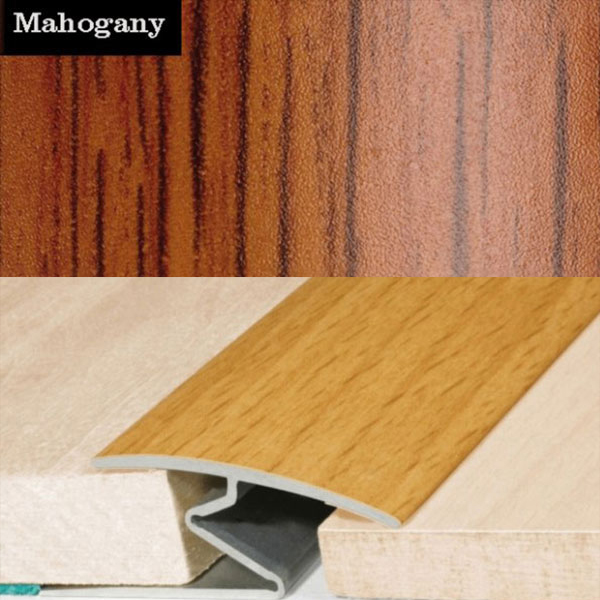 32mm Aluminium Wood Effect Door Thresholds For Vinyl, Carpet, Laminate, Wooden Floors