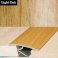 32mm Aluminium Wood Effect Door Thresholds For Vinyl, Carpet, Laminate, Wooden Floors