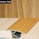 32mm Aluminium Wood Effect Door Thresholds For Vinyl, Carpet, Laminate, Wooden Floors