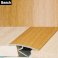 32mm Aluminium Wood Effect Door Thresholds For Vinyl, Carpet, Laminate, Wooden Floors