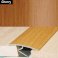 32mm Aluminium Wood Effect Door Thresholds For Vinyl, Carpet, Laminate, Wooden Floors