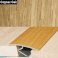 32mm Aluminium Wood Effect Door Thresholds For Vinyl, Carpet, Laminate, Wooden Floors