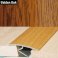 32mm Aluminium Wood Effect Door Thresholds For Vinyl, Carpet, Laminate, Wooden Floors