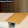 32mm Aluminium Wood Effect Door Thresholds For Vinyl, Carpet, Laminate, Wooden Floors