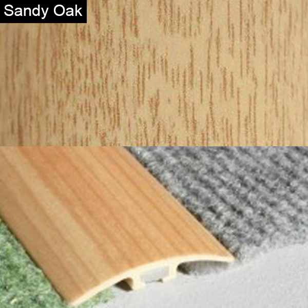 32mm wide UPVC Wood Effect Door Threshold