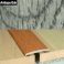 35mm Flat Aluminium Wood Effect Door Threasholds Self Adhesive