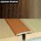 35mm Flat Aluminium Wood Effect Door Threasholds Self Adhesive