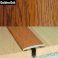 35mm Flat Aluminium Wood Effect Door Threasholds Self Adhesive