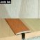 35mm Flat Aluminium Wood Effect Door Threasholds Self Adhesive