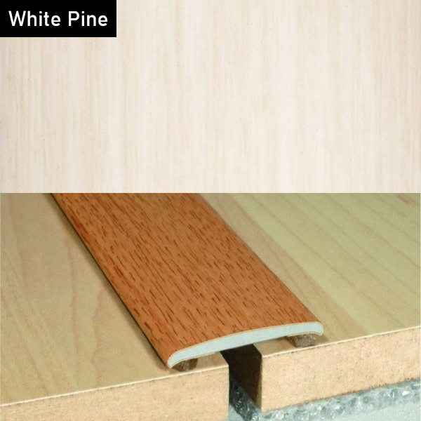 35mm Flat Aluminium Wood Effect Door Threasholds Self Adhesive