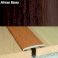 35mm Flat Aluminium Wood Effect Door Threasholds Self Adhesive