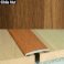 35mm Flat Aluminium Wood Effect Door Threasholds Self Adhesive