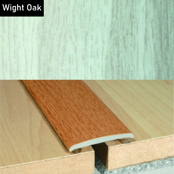 35mm Flat Aluminium Wood Effect Door Threasholds Self Adhesive