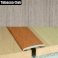 35mm Flat Aluminium Wood Effect Door Threasholds Self Adhesive